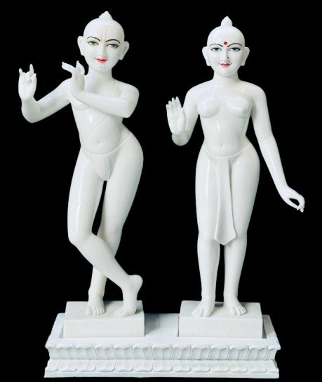 Radha Krishna marble statue – Pandey Moorti Art