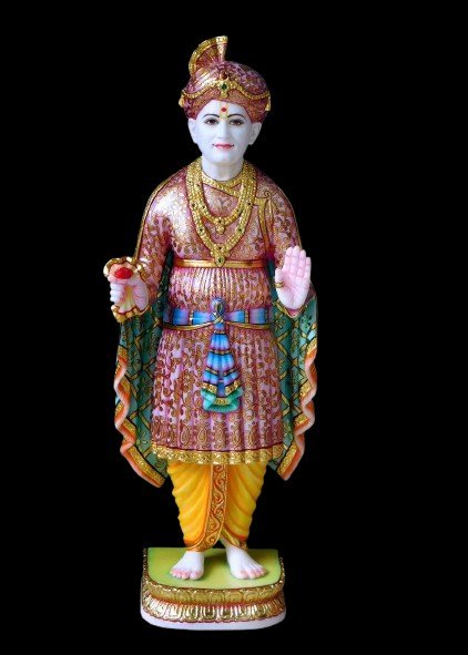 Swaminarayan Ji marble moorti – Pandey Moorti Art