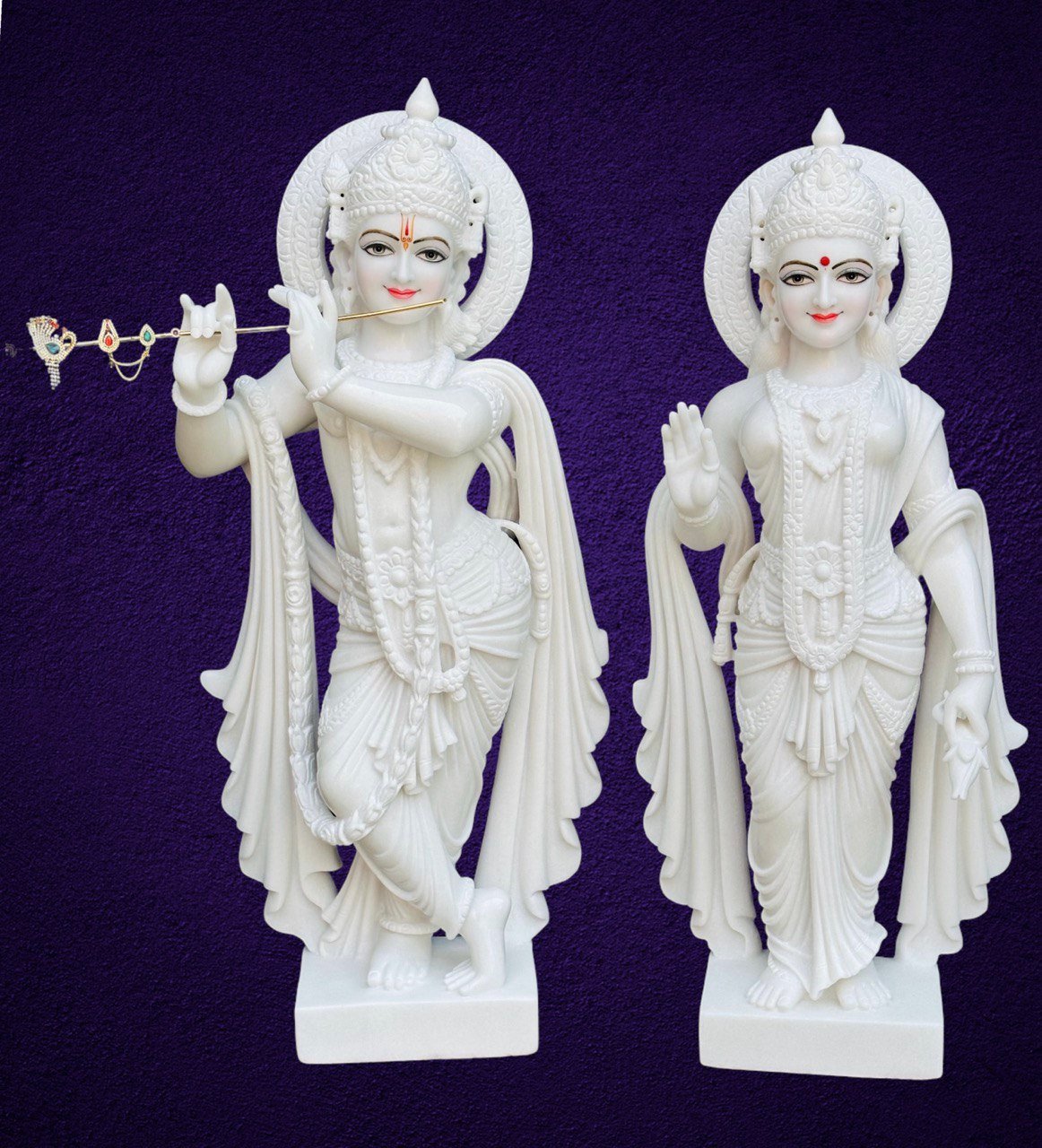 Radha Krishna marble statue – Pandey Moorti Art Jaipur