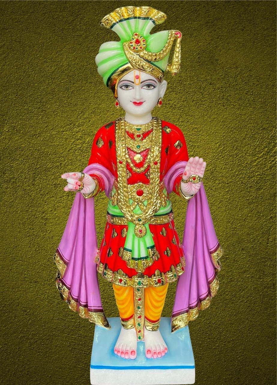 Swaminarayan Ji marble murti