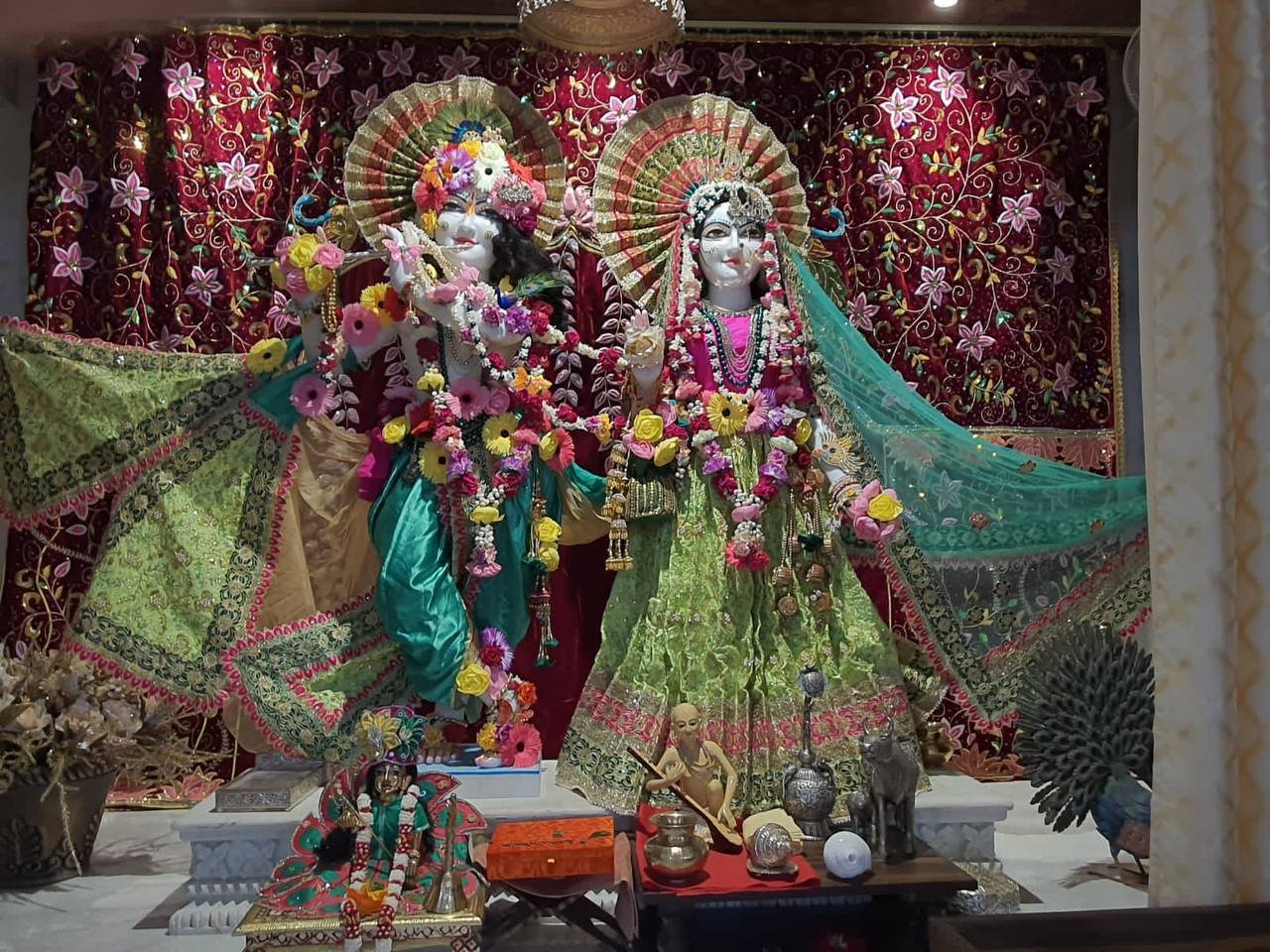 Radha Krishna temple installation