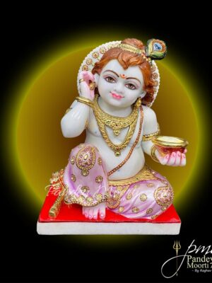 Bal Gopal Krishna Marble Moorti, Marble Statue, Pandey Moorti Arts