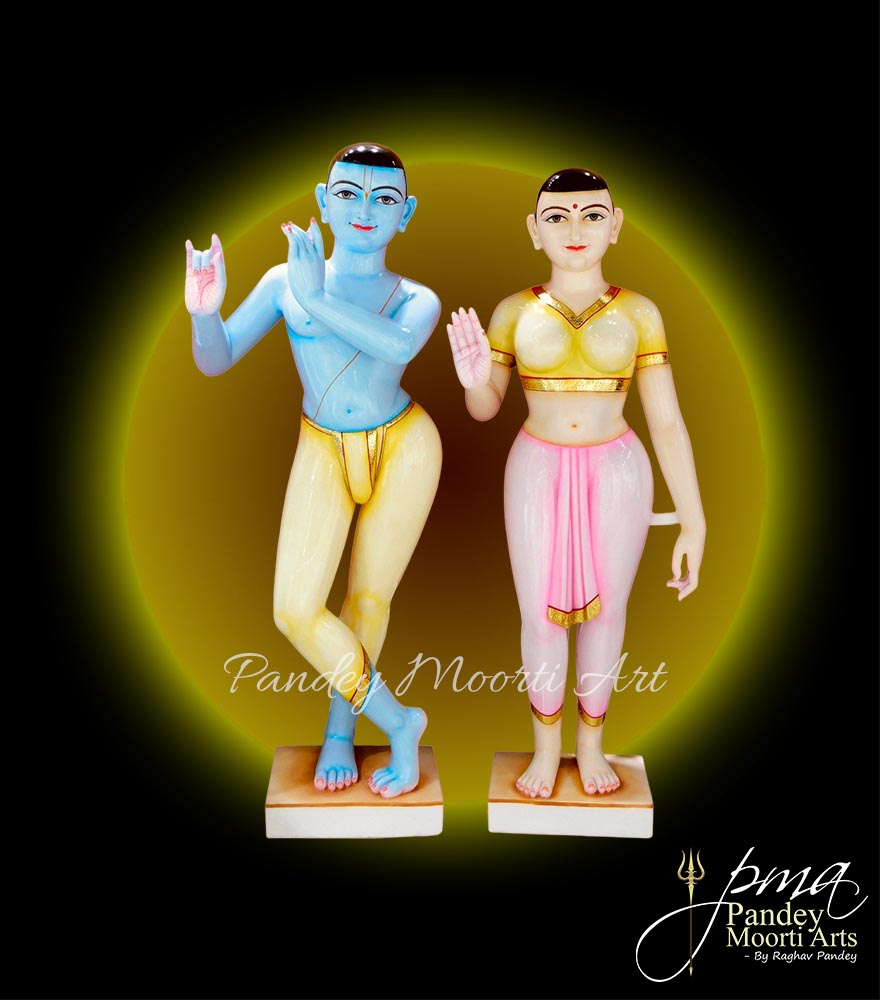 Radha Krishna Marble Moorti, Marble Statue, Pandey Moorti Arts