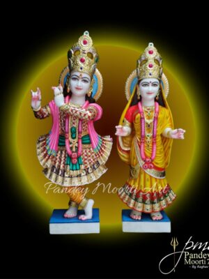 Radha Krishna Marble Moorti, Marble Statue, Pandey Moorti Arts