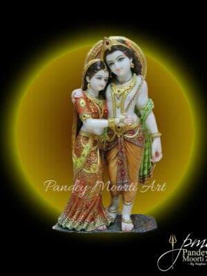 Radha Krishna Marble Moorti, Marble Statue, Pandey Moorti Arts