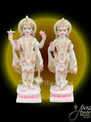 Laxmi Narayan Marble Murti, Marble Statue, Pandey Moorti Arts