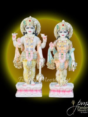 Laxmi Narayan Marble Murti, Marble Statue, Pandey Moorti Arts