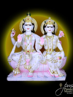 Laxmi Narayan Marble Murti, Marble Statue, Pandey Moorti Arts