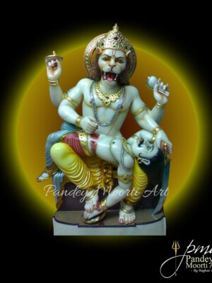 NArsingh Bhagwan Marble Murti, Marble Statue, Pandey Moorti Art