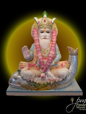 Jhulelal Marble Murti, Marble Statue, Pandey Moorti Art