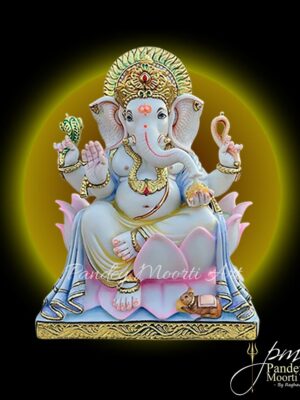 Hindu God Ganesh Ji Murti by Pandey Moorti Arts