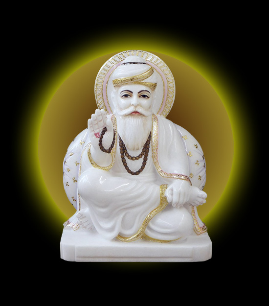 Gurunanak Dev Marble Moorti made by Pandey Moorti Art