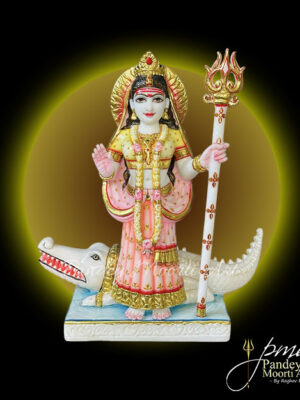 Khodiyar Mata Marble Moorti, Marble Statue, Pandey Moorti Art