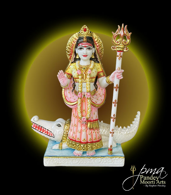 Khodiyar Mata Marble Moorti, Marble Statue, Pandey Moorti Art