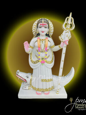 Khodiyar Mata Marble Moorti, Marble Statue, Pandey Moorti Art