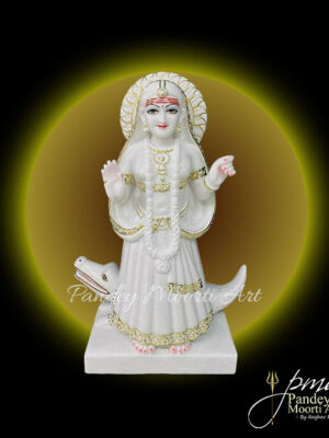 Khodiyar Mata Marble Moorti, Marble Statue, Pandey Moorti Art