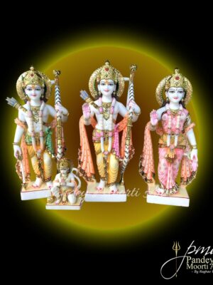 Ram Parivar Marble Moorti, Pandey Moorti Art