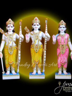 Ram Parivar Marble Moorti, Pandey Moorti Art