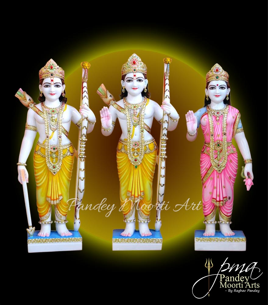 Ram Parivar Marble Moorti, Pandey Moorti Art