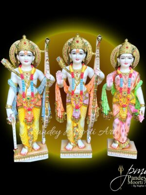 Ram Parivar Marble Moorti, Pandey Moorti Art